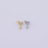Wine glass Charm 18K Gold PVD charms - Tarnish Resistant LLL