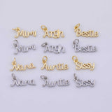 Charm 18K Gold PVD charms - Tarnish Resistant LLL