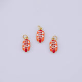 Hot dog Charm 18K Gold PVD charms - Tarnish Resistant LLL
