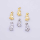 Hands Charm 18K Gold PVD charms - Tarnish Resistant LLL