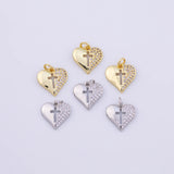 Heart Charm 18K Gold PVD charms - Tarnish Resistant LLL
