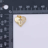 Heart Charm 18K Gold PVD charms - Tarnish Resistant LLL