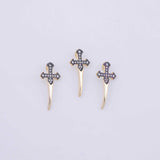 Cross sword Charm 18K Gold PVD charms - Tarnish Resistant LLL