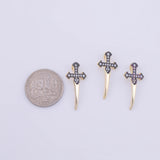 Cross sword Charm 18K Gold PVD charms - Tarnish Resistant LLL