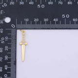Sword Charm 18K Gold PVD charms - Tarnish Resistant LLL