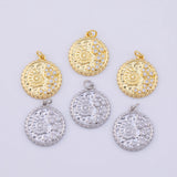 Round Snail Charm 18K Gold PVD charms - Tarnish Resistant LLL