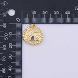 Sea Shell Charm 18K Gold PVD charms - Tarnish Resistant LLL