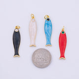Fish Charm 18K Gold PVD charms - Tarnish Resistant LLL