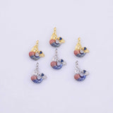 Mermaid Charm 18K Gold PVD charms - Tarnish Resistant LLL