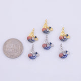 Mermaid Charm 18K Gold PVD charms - Tarnish Resistant LLL