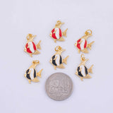 Fish Charm 18K Gold PVD charms - Tarnish Resistant LLL