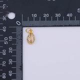 Cowrie Shell Charm 18K Gold PVD charms - Tarnish Resistant LLL
