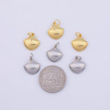 Sea shell Charm 18K Gold PVD charms - Tarnish Resistant LLL