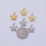 Star Fish Starfish Charm 18K Gold PVD charms - Tarnish Resistant LLL