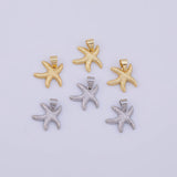 Starfish Charm 18K Gold PVD charms - Tarnish Resistant LLL
