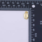 Cowrie shell Charm 18K Gold PVD charms - Tarnish Resistant LLL