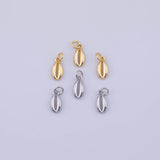Cowrie shell Charm 18K Gold PVD charms - Tarnish Resistant LLL