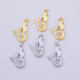 Mermaid Charm 18K Gold PVD charms - Tarnish Resistant LLL