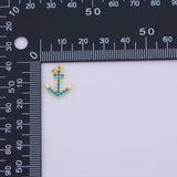 Anchors Charm 18K Gold PVD charms - Tarnish Resistant LLL