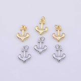Anchors 3D Charm 18K Gold pvd charms - Tarnish Resistant LLL