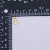 Plain Anchors Charm 18K Gold PVD charms - Tarnish Resistant LLL