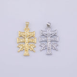 Cross Saint Charm 18K Gold PVD charms - Tarnish Resistant LLL