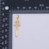 Cross Charm 18K Gold PVD charms - Tarnish Resistant LLL