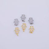 Hamsa Hand of fatima Charm 18K Gold pvd charms - Tarnish Resistant LLL