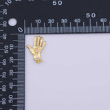 Hamsa Hands Charm 18K Gold PVD charms - Tarnish Resistant LLL