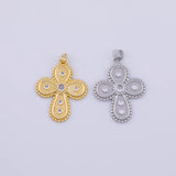 Cross Charm 18K Gold PVD charms - Tarnish Resistant LLL