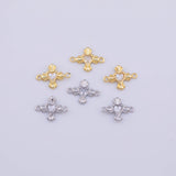 Cross heart Charm 18K Gold PVD charms - Tarnish Resistant LLL