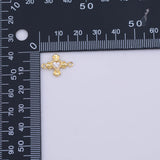 Cross heart Charm 18K Gold PVD charms - Tarnish Resistant LLL