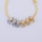 Large Hole Charm 18K Gold PVD charms - Tarnish Resistant LLL