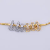 Large Hole Charm 18K Gold PVD charms - Tarnish Resistant LLL