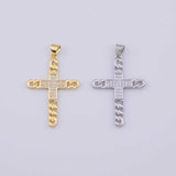 Cross Charm 18K Gold PVD charms - Tarnish Resistant LLL