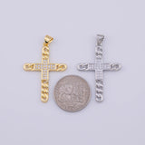 Cross Charm 18K Gold PVD charms - Tarnish Resistant LLL