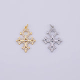 CROSS Charm 18K Gold pvd charms - Tarnish Resistant LLL