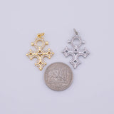 CROSS Charm 18K Gold PVD charms - Tarnish Resistant LLL