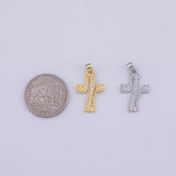 Cross Charm 18K Gold PVD charms - Tarnish Resistant LLL