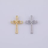 Cross Charm 18K Gold PVD charms - Tarnish Resistant LLL