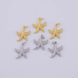 Star Fish starfish Charm 18K Gold PVD charms - Tarnish Resistant LLL