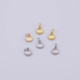 Sea shell Charm 18K Gold PVD charms - Tarnish Resistant LLL