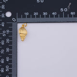 Sea shell snail Charm 18K Gold PVD charms - Tarnish Resistant LLL