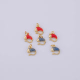 Fish Croaker Charm 18K Gold PVD charms - Tarnish Resistant LLL