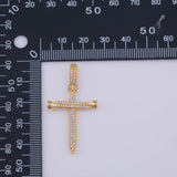 Cross Charm 18K Gold PVD charms - Tarnish Resistant LLL