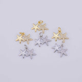 Starfish Charm 18K Gold PVD charms - Tarnish Resistant LLL