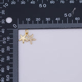 Starfish Charm 18K Gold PVD charms - Tarnish Resistant LLL