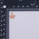 Enamel Starfish Charm 18K Gold PVD charms - Tarnish Resistant LLL