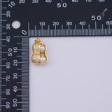 Peanut Peanuts Charm 18K Gold PVD charms - Tarnish Resistant LLL