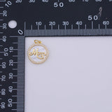 Mom Charm 18K Gold PVD charms - Tarnish Resistant LLL